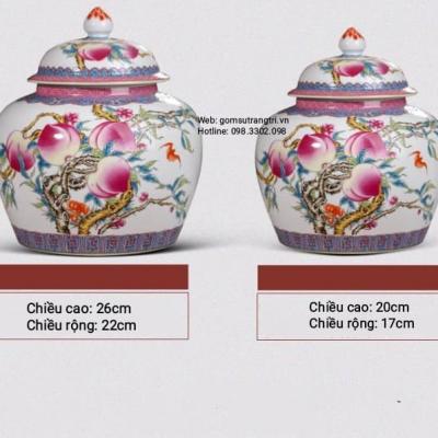 CHÓE HỌA TIẾT HOA ĐÀO